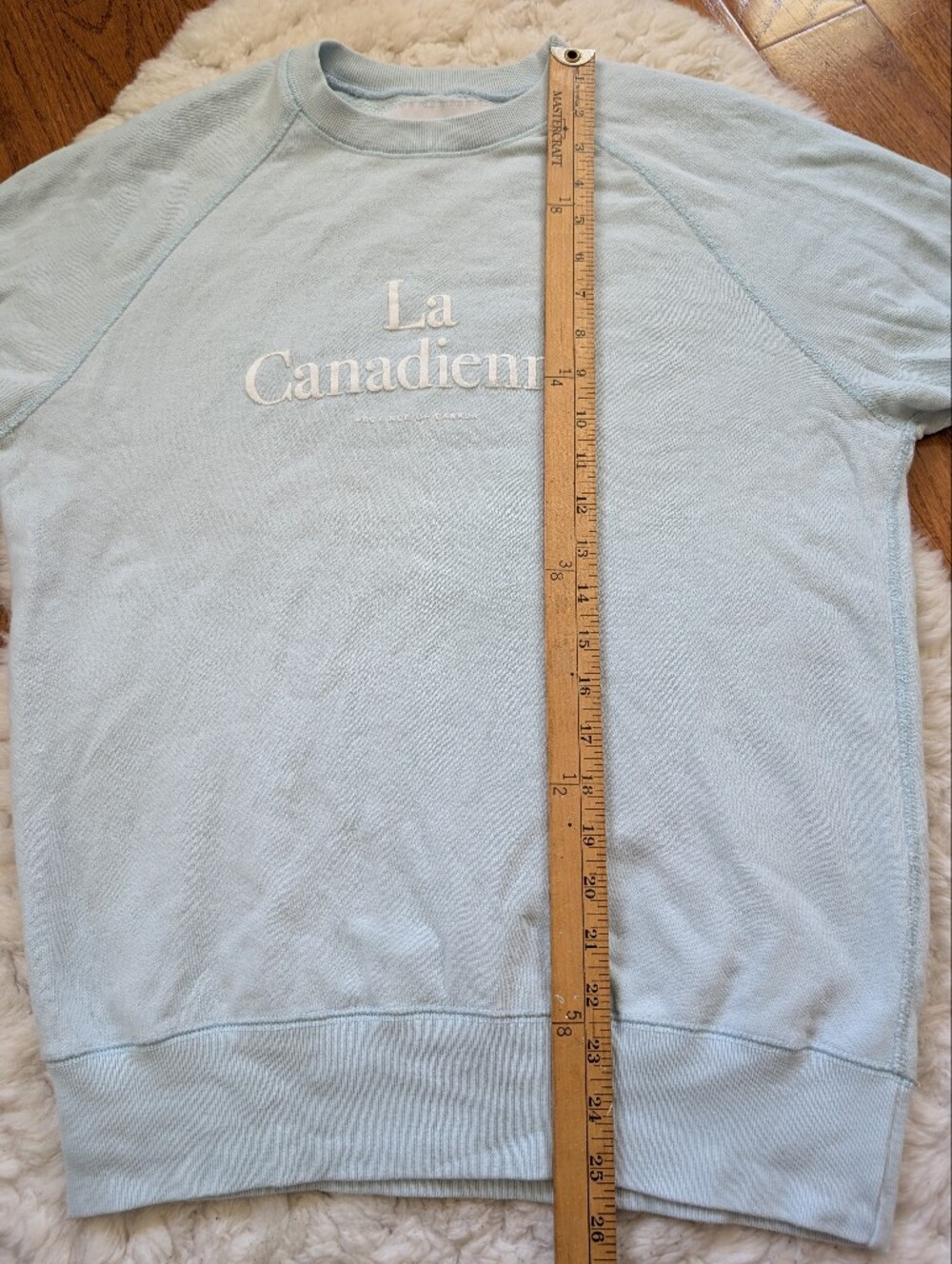 Province Of Canada La Canadienne Crew Neck Sweatshirt Small Blue - Picture 13 of 13